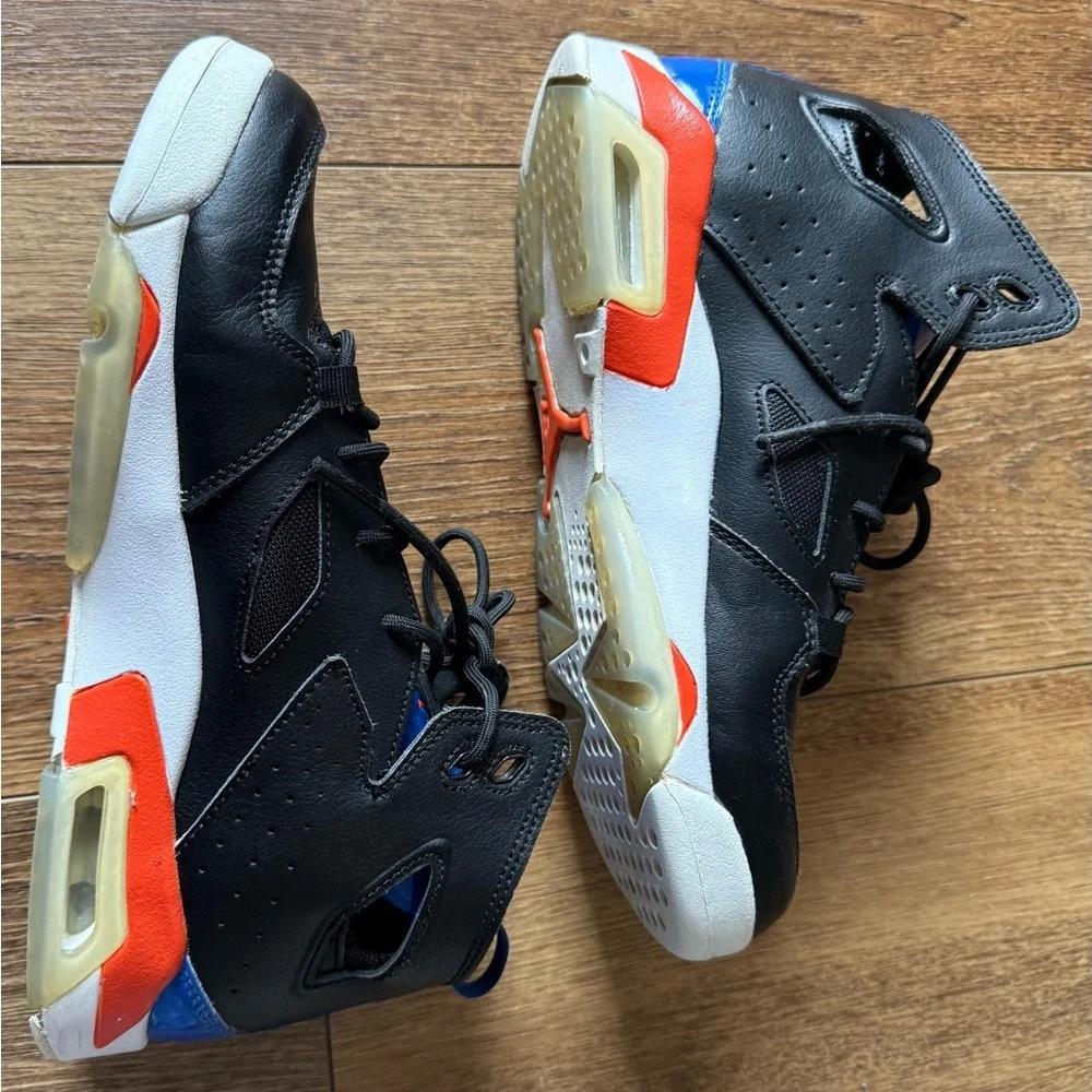 Jordan Flight Club 91 Black Royal Orange Size 7 Y (No Box)